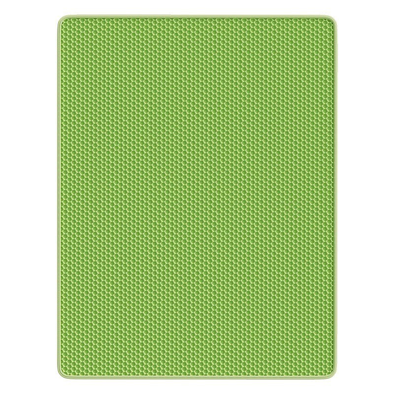 Alfombrilla de arena para gatos, antisalpicaduras, almohadilla para sacar, control de arena, antisalpicaduras, lavabo para gatos, tabla de arena con fugas, alfombrilla para mascotas, doble capa, suministros de gran tamaño