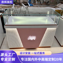 工厂定制精品陈列柜高端珠宝中导展示台黄金首饰透明展示柜奢侈品
