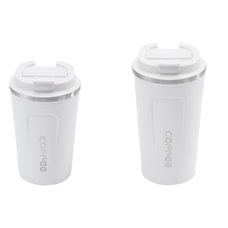 Vaso Térmico de Café Portátil de Acero Inoxidable con Tapa para Oficina, Hogar y Coche