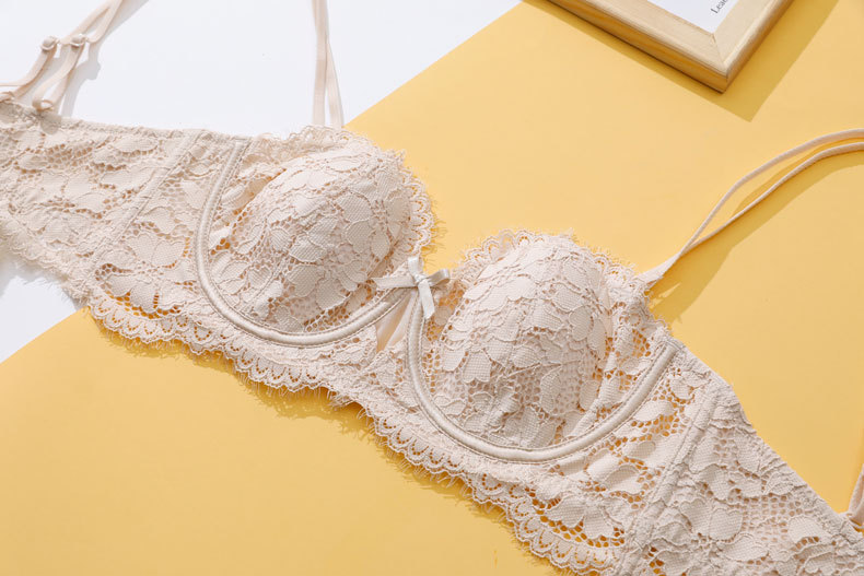 Sexy Wimpern, Spitze, Hasenohren, gerafft ohne Schultergurte, schöner Rücken, mehrere Tragemöglichkeiten, klein_voghion.com