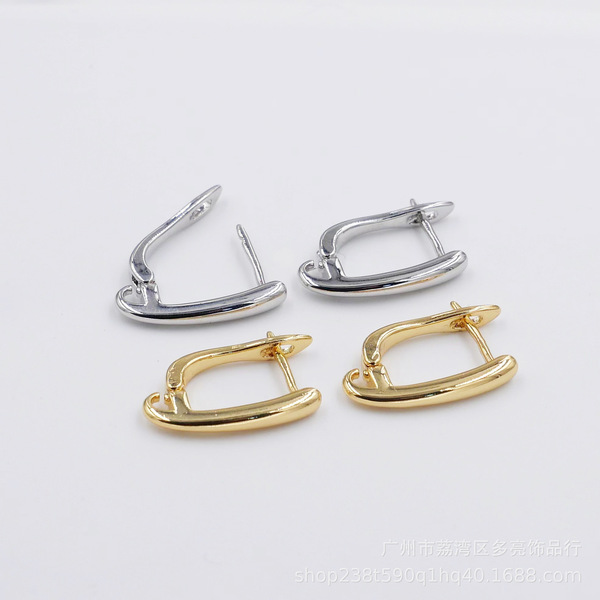 copper golden earrings