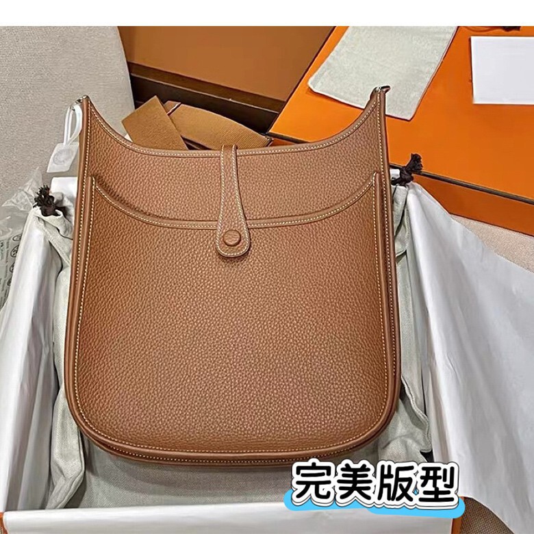 High-end version with silver buckle genuine leather Evelyn 23/29 top-grain cowhide women's shoulder and crossbody bag with large capacity High-end version with silver buckle genuine leather Evelyn 23/29 top-grain cowhide women's shoulder and crossbody bag with large capacity