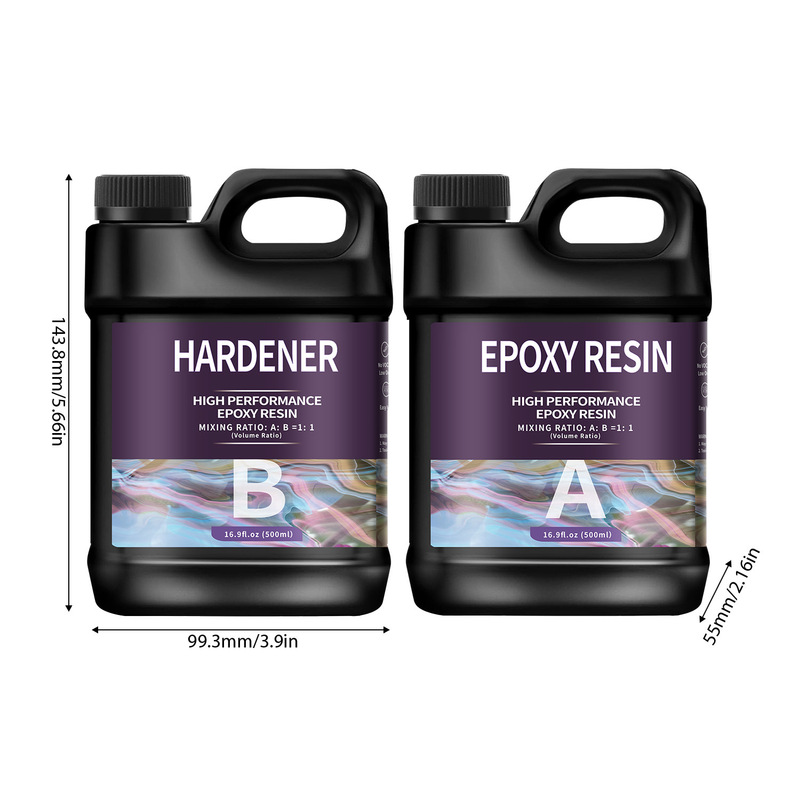 源头工厂跨境亚马逊1:1高透水晶滴胶DIY手工饰品摆件环氧树脂ab胶|undefined