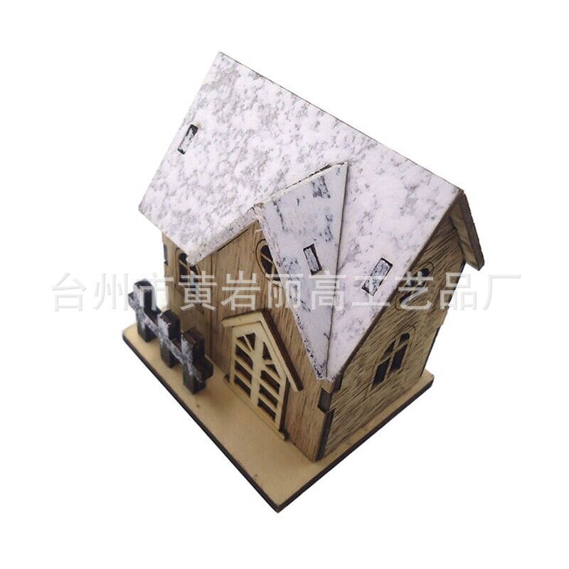 Realistic igloo model LED light dollhouse Christmas gift