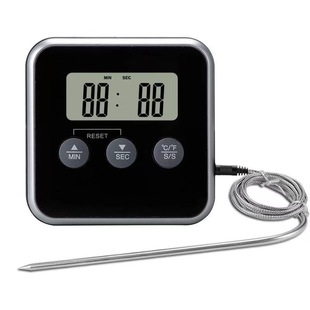 Factory wholesale digital food thermometer kitchen barbecue barbecue thermometer meat timer probe thermometer