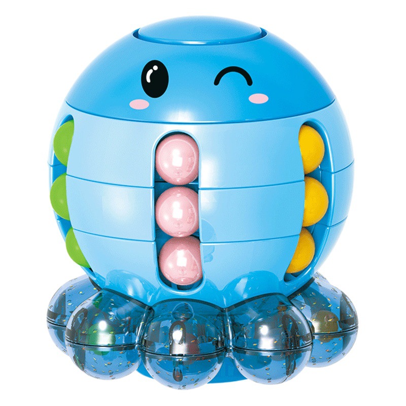 Juguetes Educativos Infantiles para Comercio Exterior Transfronterizo, Cubo Mágico de Pulpo, Rompecabezas de Frijoles Mágicos, Alivio del Estrés, Pequeño, Venta al por Mayor, Divertido