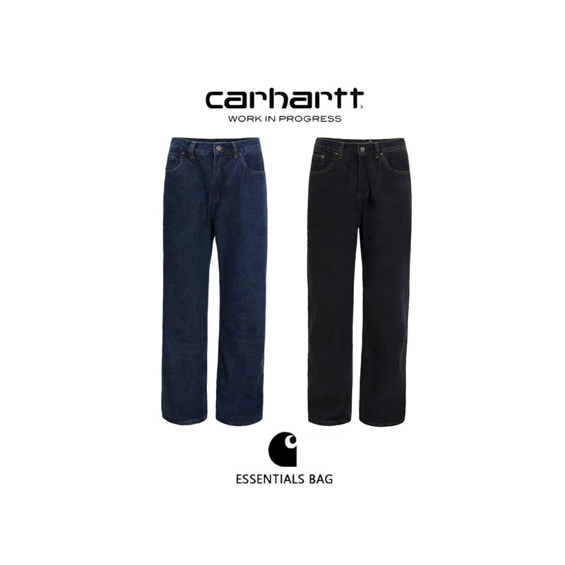 Carhartt Classic Cross-Border Small Logo Loose Straight Jeans European and American Retro WIP Badge Casual Versatile Trousers Carhartt Classic Cross-Border Small Logo Loose Straight Jeans European and American Retro WIP Badge Casual Versatile Trousers