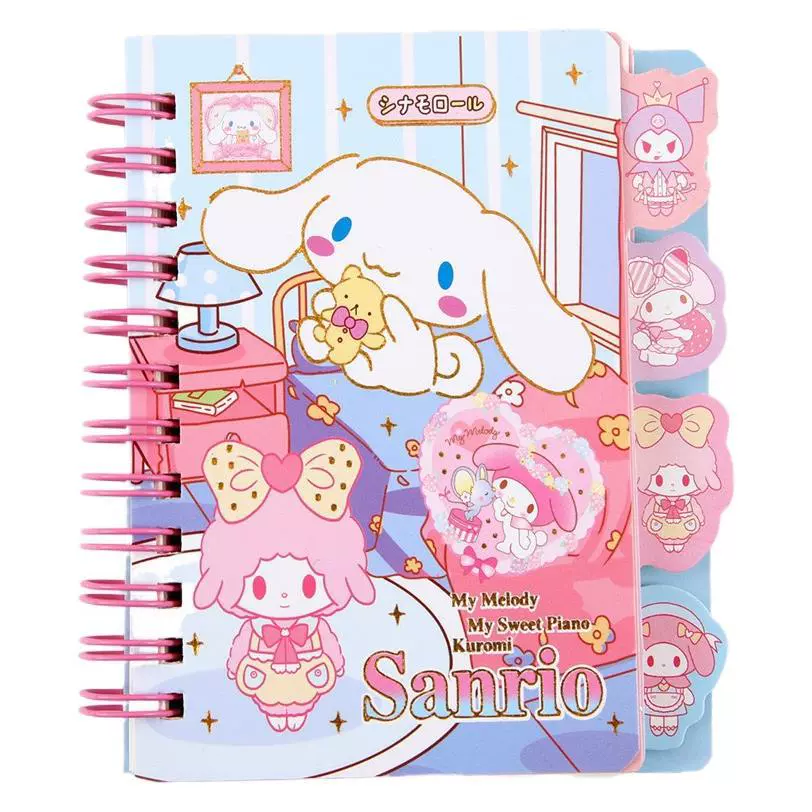 Оранжевый остров Sanrio семейная книга 100K обложка и дополнительные страницы Kurome Melody Cinnamon собака виток книга блокнот с пружиной