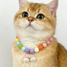 跨境甜美可爱宠物项链手工串珠卡通猫咪卡通项圈狗狗颈链颈圈饰品