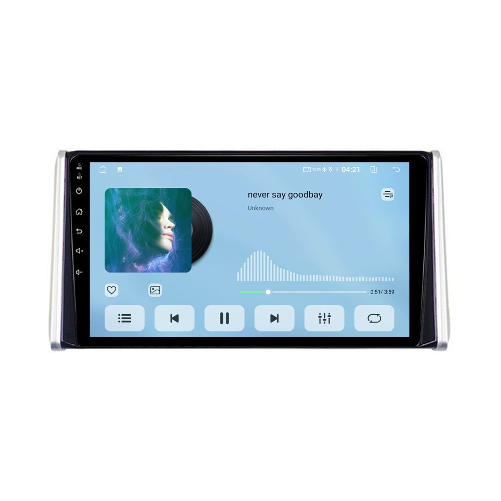 Suitable for 20-22 Toyota RAV4 special Android large-screen navigation GPS player Bluetooth wireless Carplay