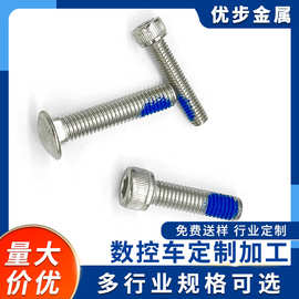 厂家生产螺内六角螺丝螺栓非标螺丝防松处理 M6/M10