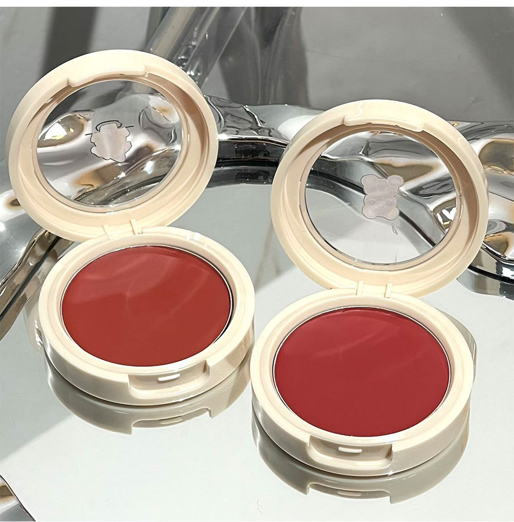 CAPUPU milk cake, peach heart blush, delicate and natural, whitening blush, contouring, versatile makeup for women, affordable wholesale Item Picture
