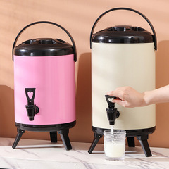 201ステンレス保温桶ミルク茶桶豆乳桶商用大容量二重保冷保温桶茶桶