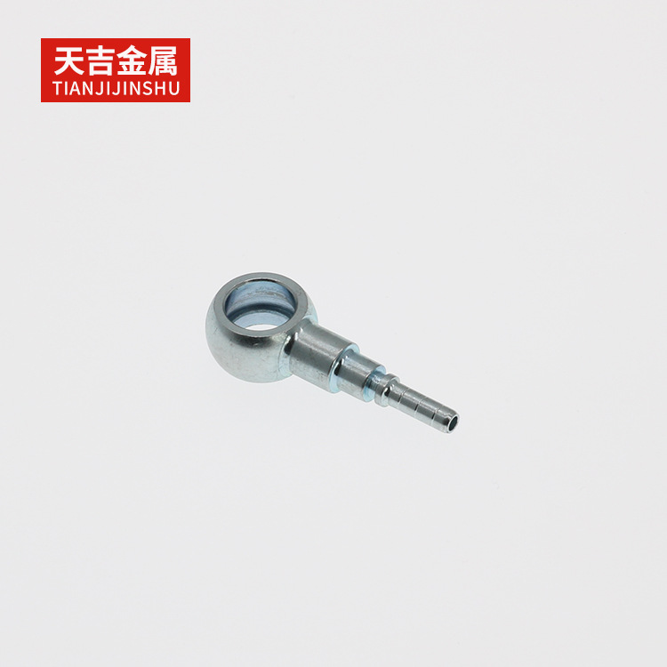 供应插入式接头 金属油管接头 球形 圈形 扣压式空芯铰接管接头