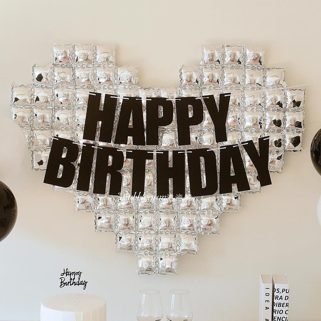 Gran amor Fondo pared amor aluminio globo boda propuesta confesión fiesta de cumpleaños decoración globo