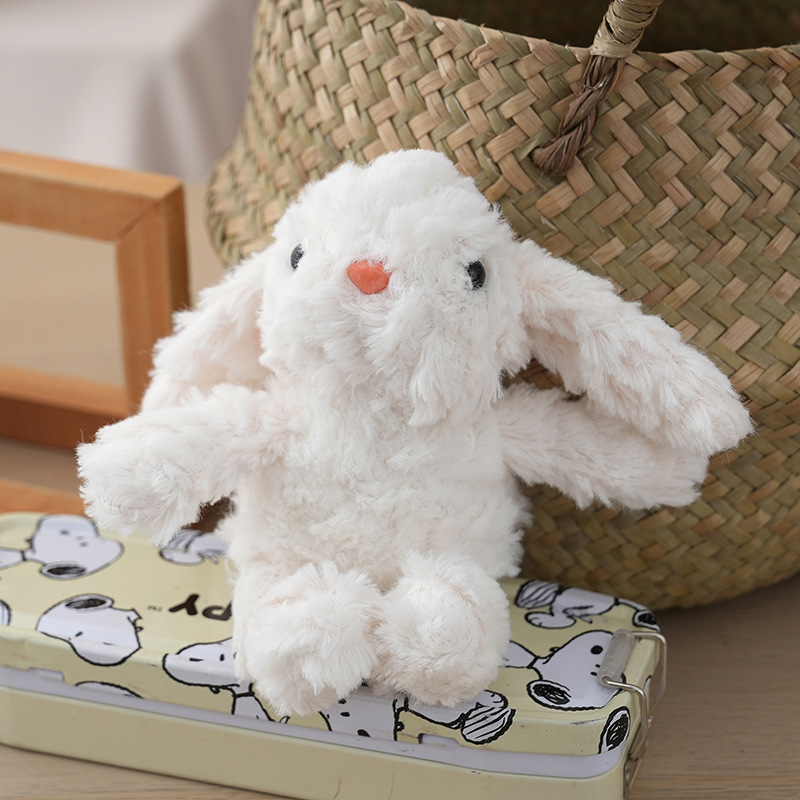 垂耳ウサギのぬいぐるみ、ウサギのフィギュア、子供の癒し系おもちゃ、布製人形、誕生日プレゼント、バッグ飾り、可愛いウサギ|undefined