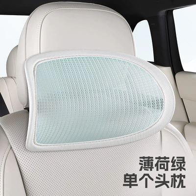 Optional Logo, Waist support - single-headrest-mint-green