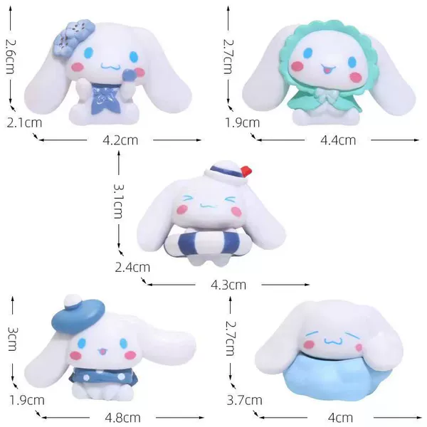 Solid big ear dog 5 sets