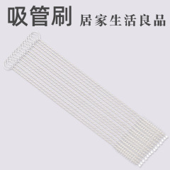 Kitchen tools stainless steel brush pipe brush bottle brush straw cleaning brush nylon test tube brush straw brush cup brush