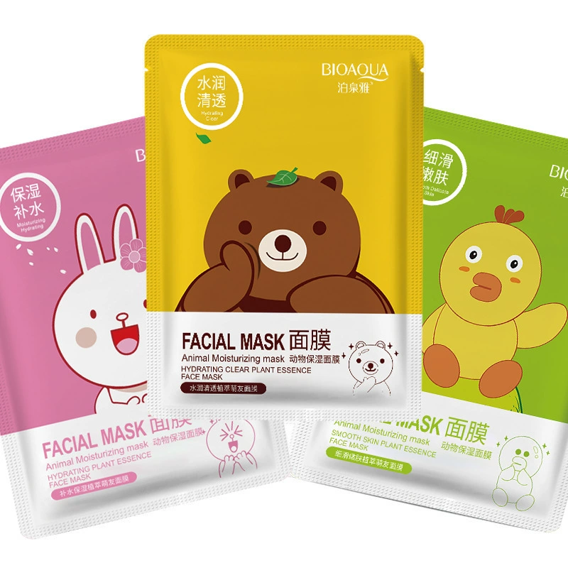 ПиТуане Я moisturizing прозрачная мультяшная монолитная маска для лица с растительными экстрактами