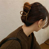 Big crab pin, elegant hairgrip, retro hair accessory, simple and elegant design, French retro style