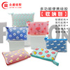 fashion silica gel Cosmetic Storage bag Double color transparent silica gel Wash bag travel Portable Waterproof makeup bag