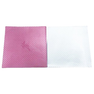 1.2 Silk Color Printing Dot Embossed Square Chocolate Wrapping Paper Candy Aluminum Foil Paper Food Tin Foil Packaging
