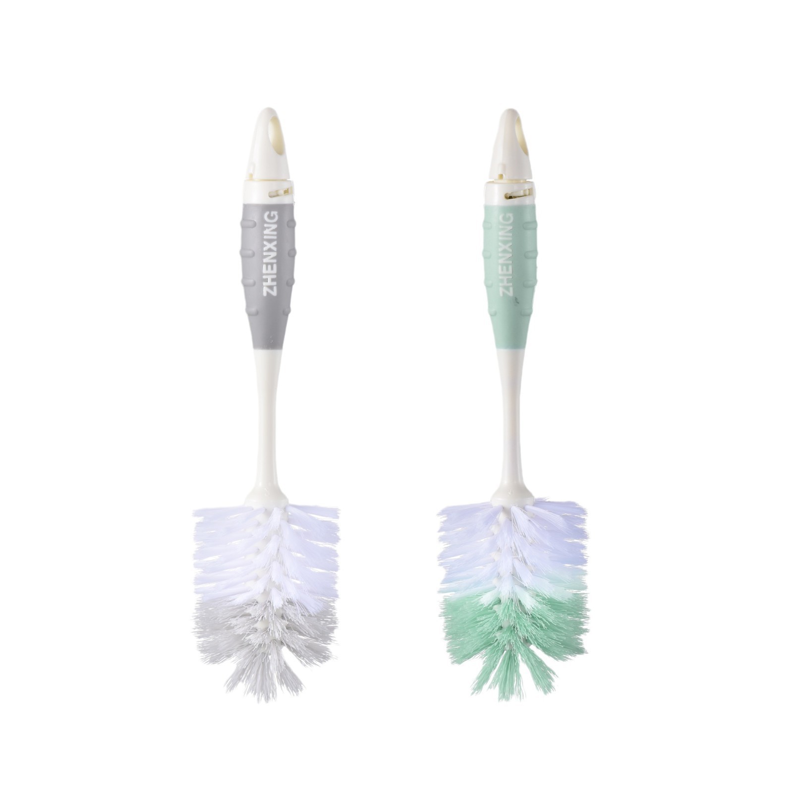 Baby Silicone Nipple Brush Cleaning Bottle Brush Set360 Degree Rotating Nylon Sponge Straw Brush Cleaning Brush