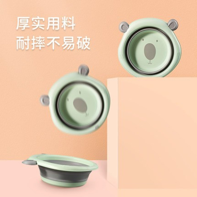 Baby Folding Baby Washbasin Children Thickened Household Folding Hanging Kitchen Vegetable Washing Basin Folding Washbasin Baby Folding Baby Washbasin Children Thickened Household Folding Hanging Kitchen Vegetable Washing Basin Folding Washbasin