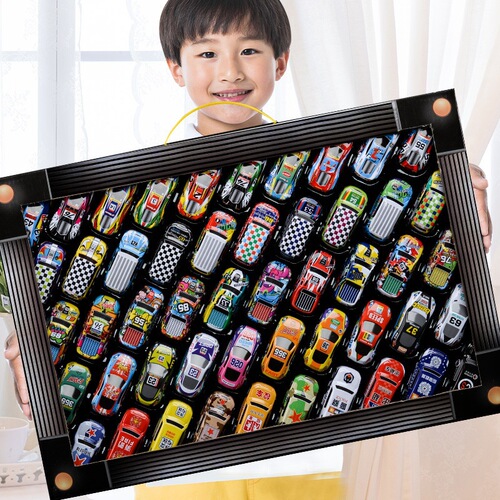 Alloy metal car model is not the same as children's simulation model racing set high-end gift box institutional gift