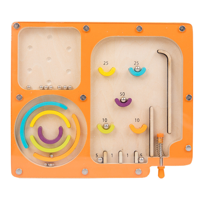 Al por mayor nuevos niños de madera bola mano bebé enfoque en entrenamiento resistencia kindergarten regalo educativo equilibrio caminar cuentas