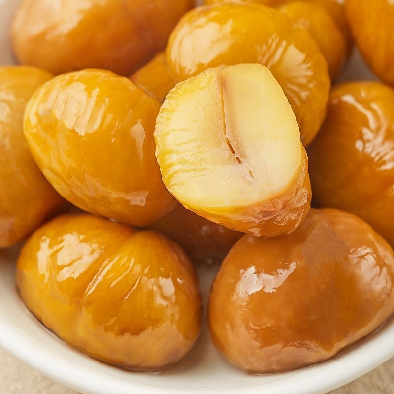软糯香甜板栗100g即食板栗仁熟制栗仁休闲小吃零食品广西特产可口