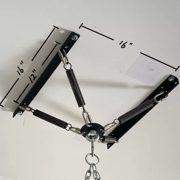Cross-Border Hot Selling Heavy Ceiling Boxing Sandbag Vibration Damping Spring Steel Bracket