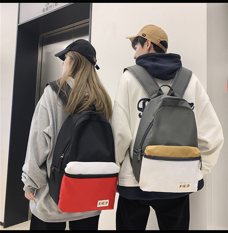 New Backpack Casual Fashion Korean Students Campus Large-capacity School Bag display picture 4