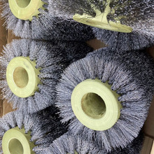 厂家供应机械设备毛刷轮线路板清理尼龙丝毛刷剑麻毛刷多种规格