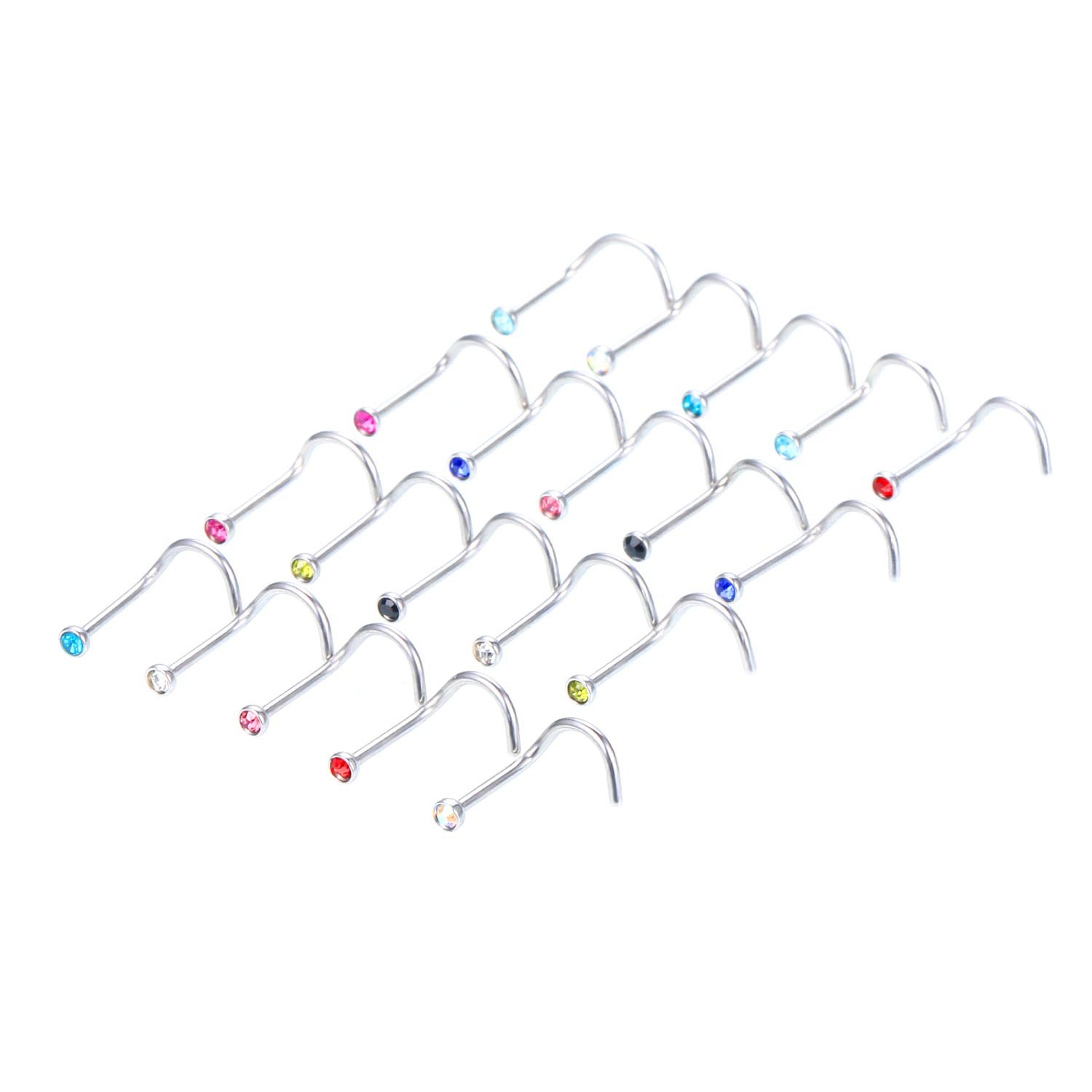 Fashion Geometric Stainless Steel Plating Nose studs 1 Piece