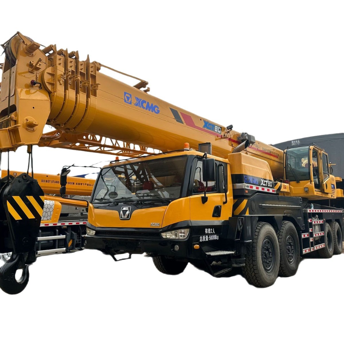 Transferencia de grúa XCMG XCT80 80t grúa de 100 toneladas de segunda mano
