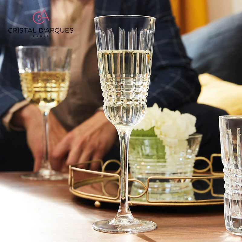 Import retro crystal wineglass for whiskey