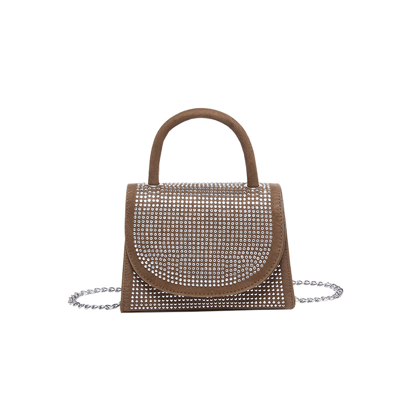 Bolso de mano de moda retro mujer 2024 nuevo bolso de moda extranjero bolso de hombro personalidad bolso de cadena caliente