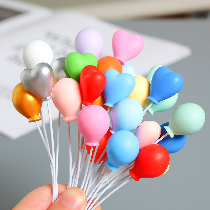 Color mixed three-dimensional balloon cream glue mobile phone case diy material bag handmade small jewelry resin accessories