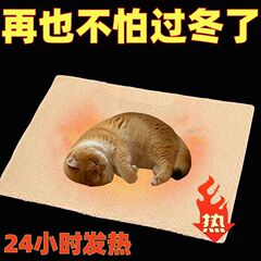 ペットの自熱マット家庭用恒温自動発熱保温冬の子犬猫共通の厚さは分解して洗うことができる