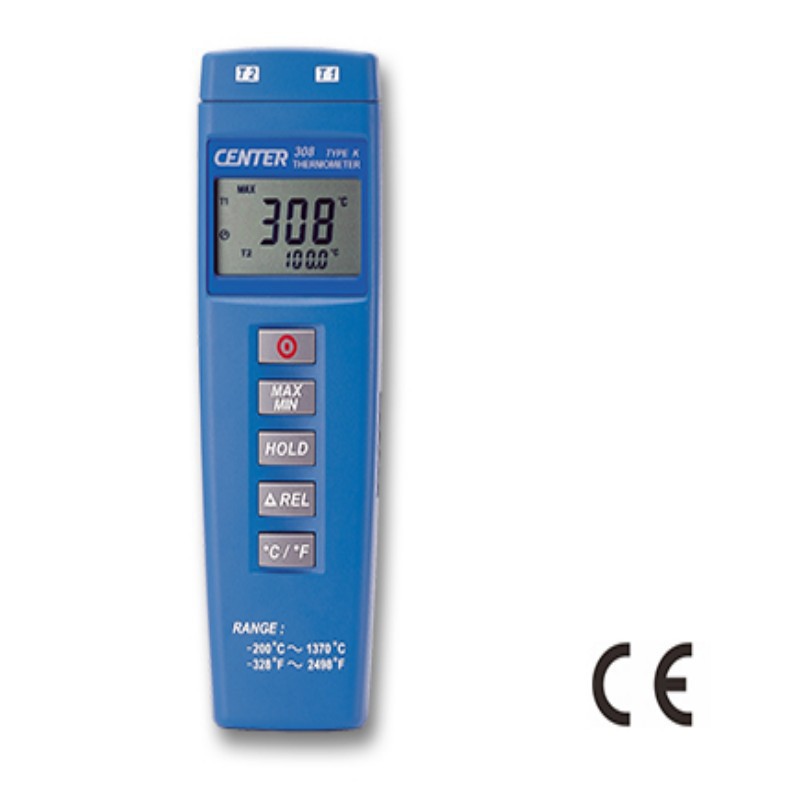 CENTER308紧凑经济型温度计群特CENTER-308测温仪