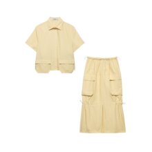 �羳Ůװ2026ŷ��ʱ�пڴ�װ��POLO�첻�ԳƳ�����ȹ��װŮA37245