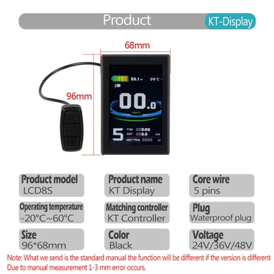 Elektromobil cihazları modified electric LCD meter