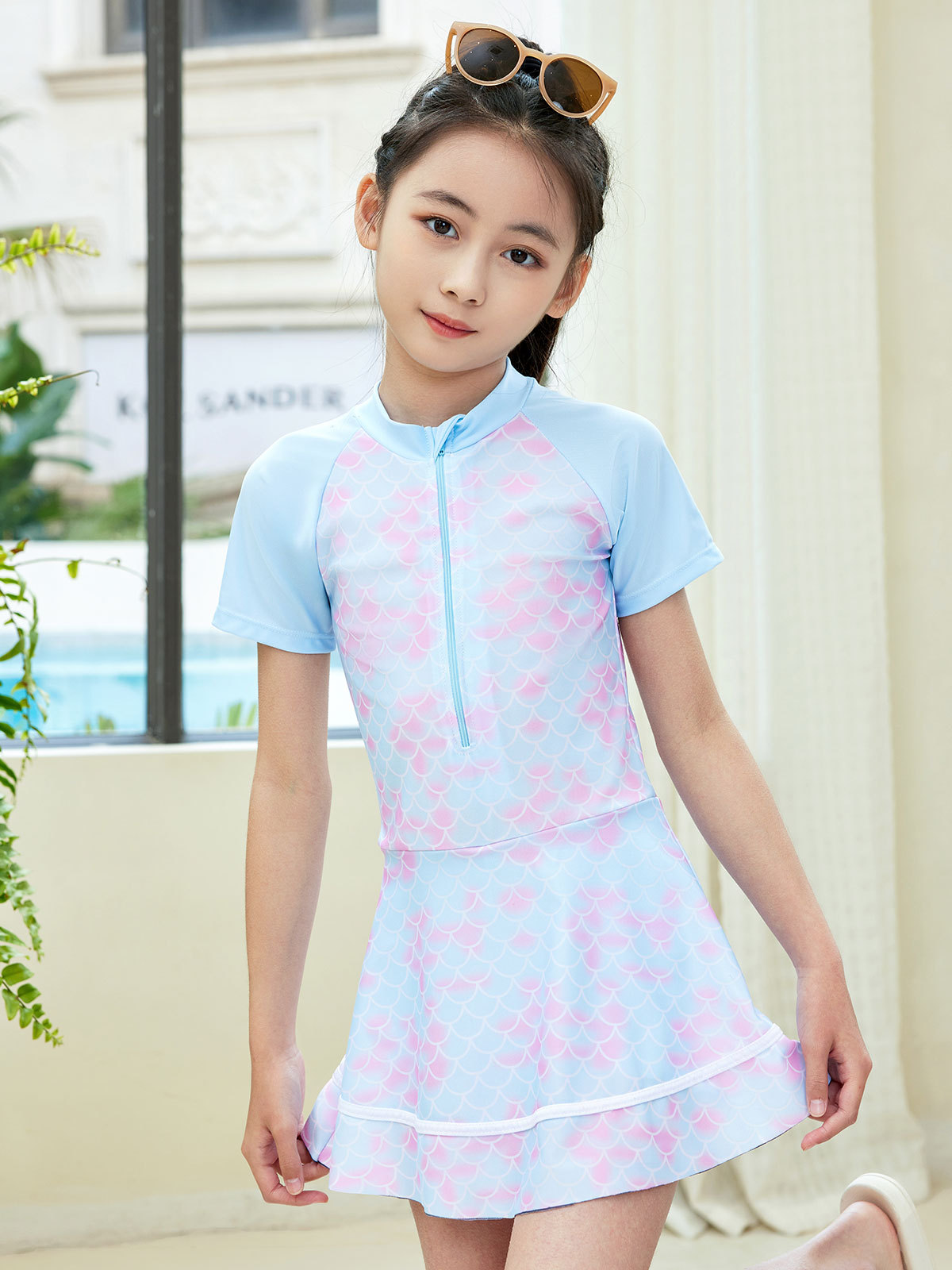 Trajes de baño para niños niñas princesa verano bebé unido spa trajes de baño profesionales para niños niñas 2024 nuevo