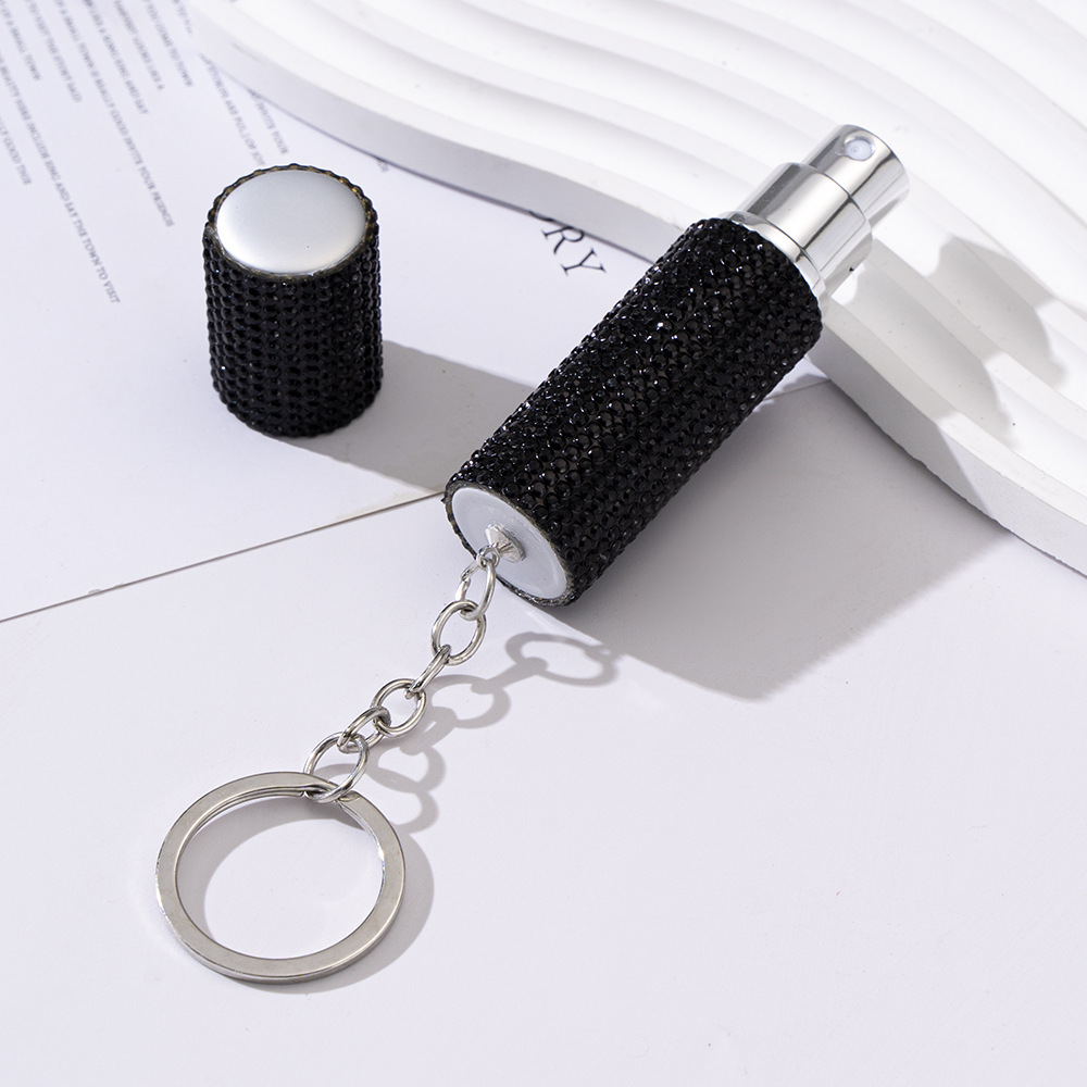 Keychain Classification Glam Solid Color Plastic Rhinestones Women's Keychain