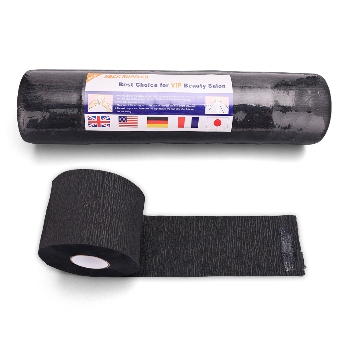 Ventas calientes de 500g / papel de cuello de peluquería papel de cuello de papel de corte de pelo desechable barbería anti-rotura de cabello