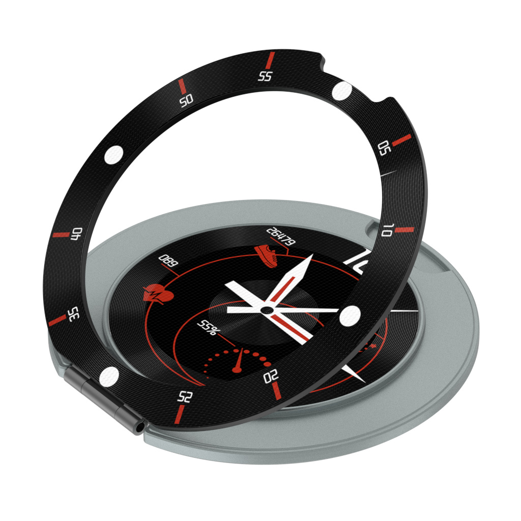 Nueva esfera 360 rotatoria pulgar soporte de teléfono móvil reloj de escritorio perezoso soporte para cualquier modelo