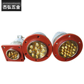 气密封真空连接器玻璃烧结防辐射航空插头插座LQ33系列