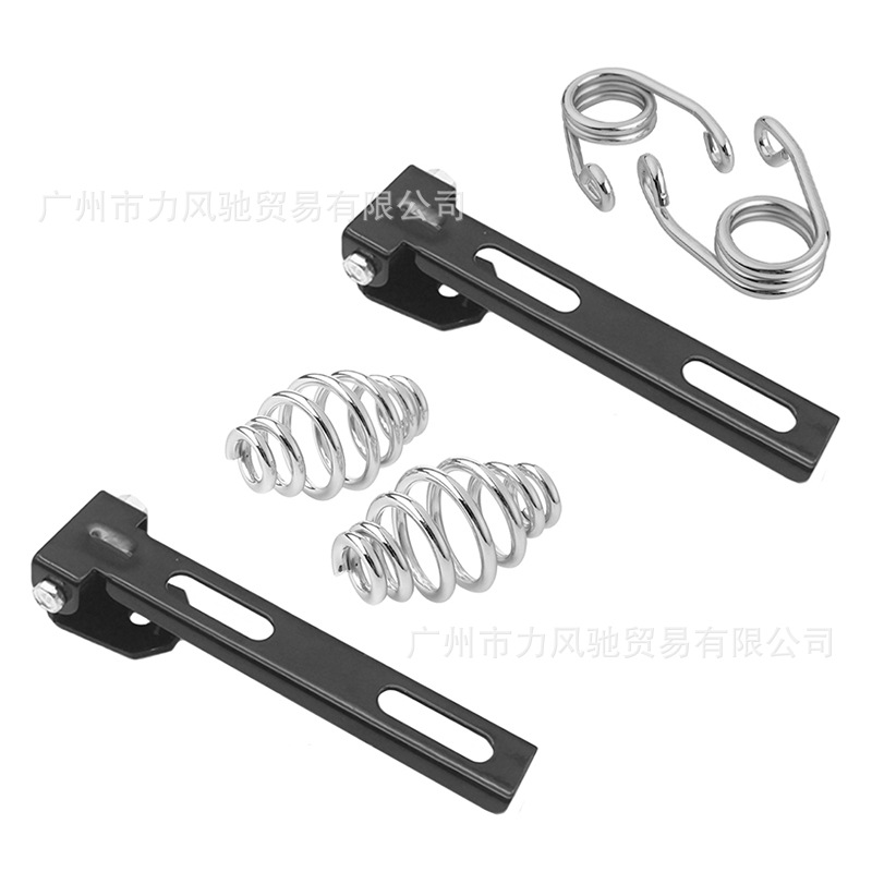 Adecuado para piezas de modificación de motocicletas, soporte de asiento modificado para Harley, soporte universal, marco de soporte de resorte para asiento.
